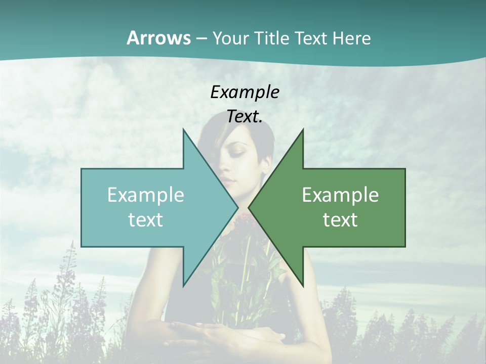 Healthy Floral Summer PowerPoint Template