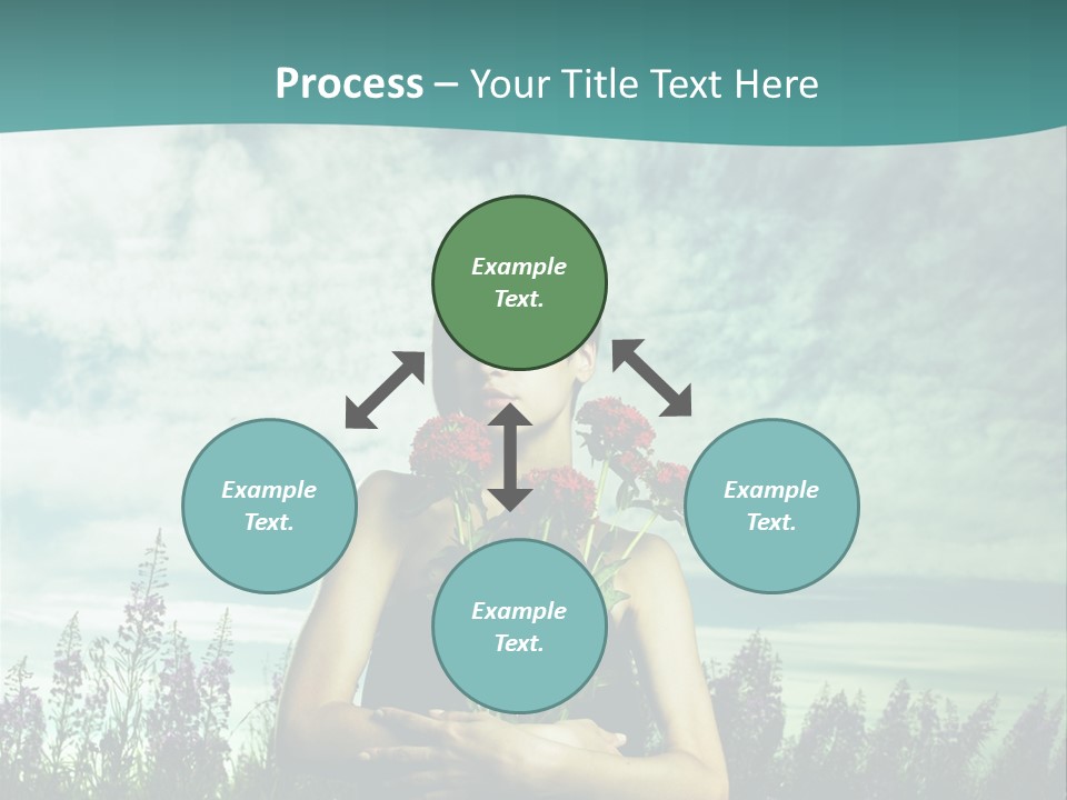 Healthy Floral Summer PowerPoint Template