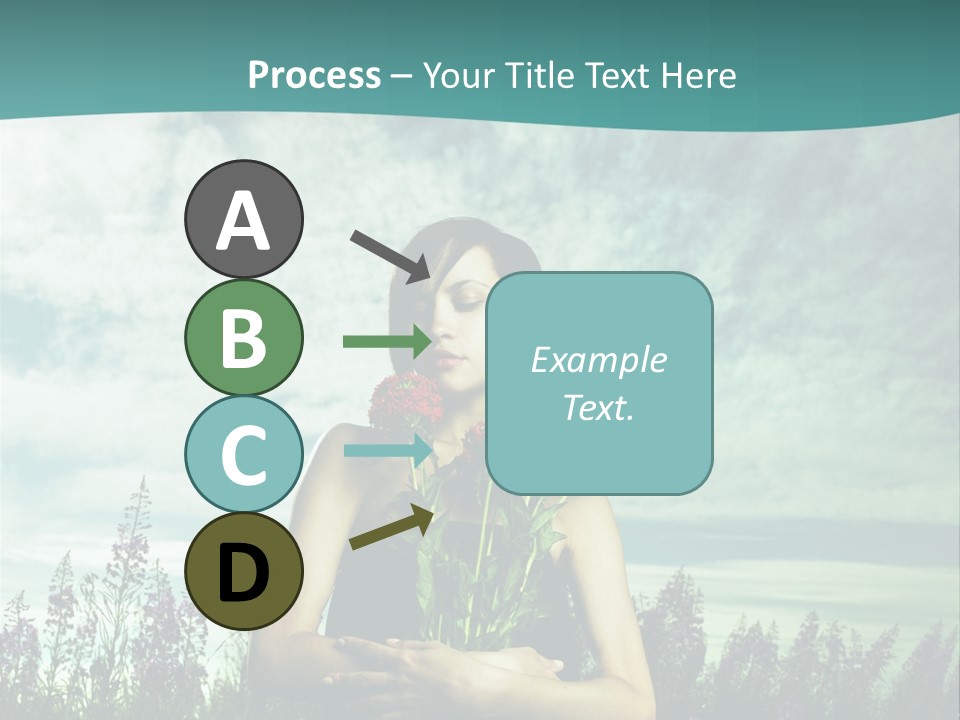 Healthy Floral Summer PowerPoint Template