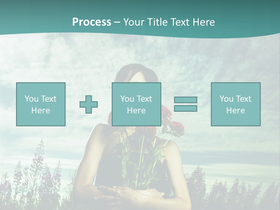 Healthy Floral Summer PowerPoint Template