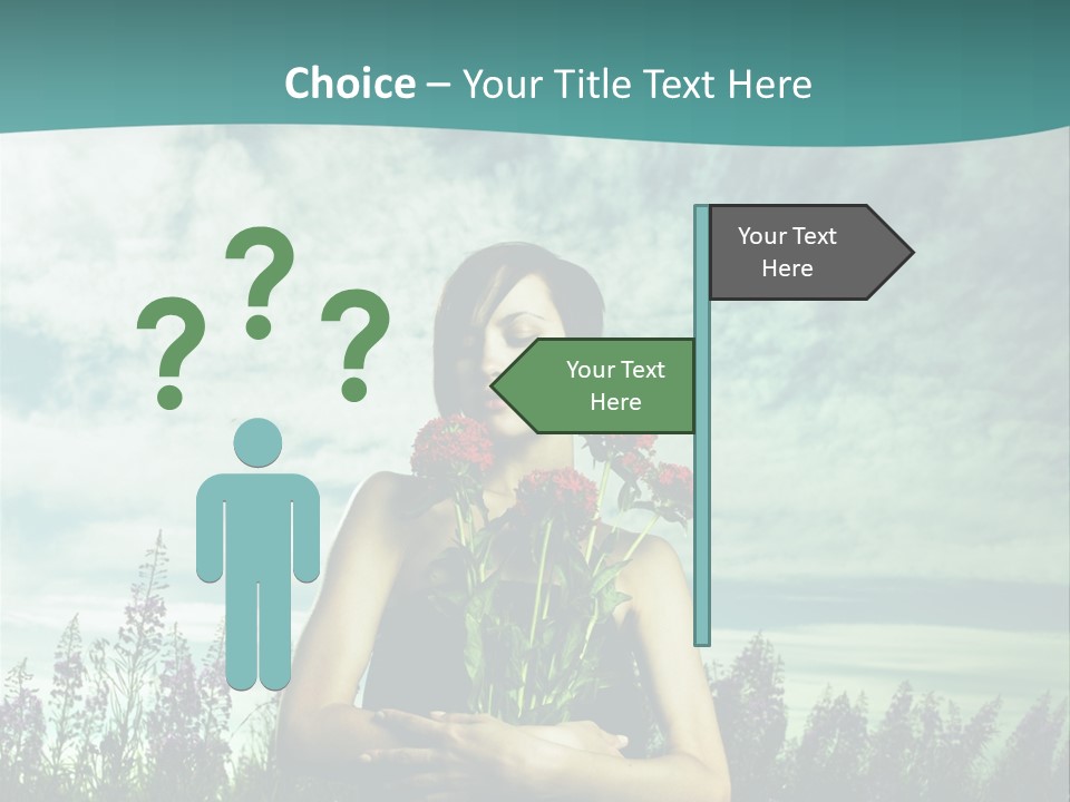 Healthy Floral Summer PowerPoint Template