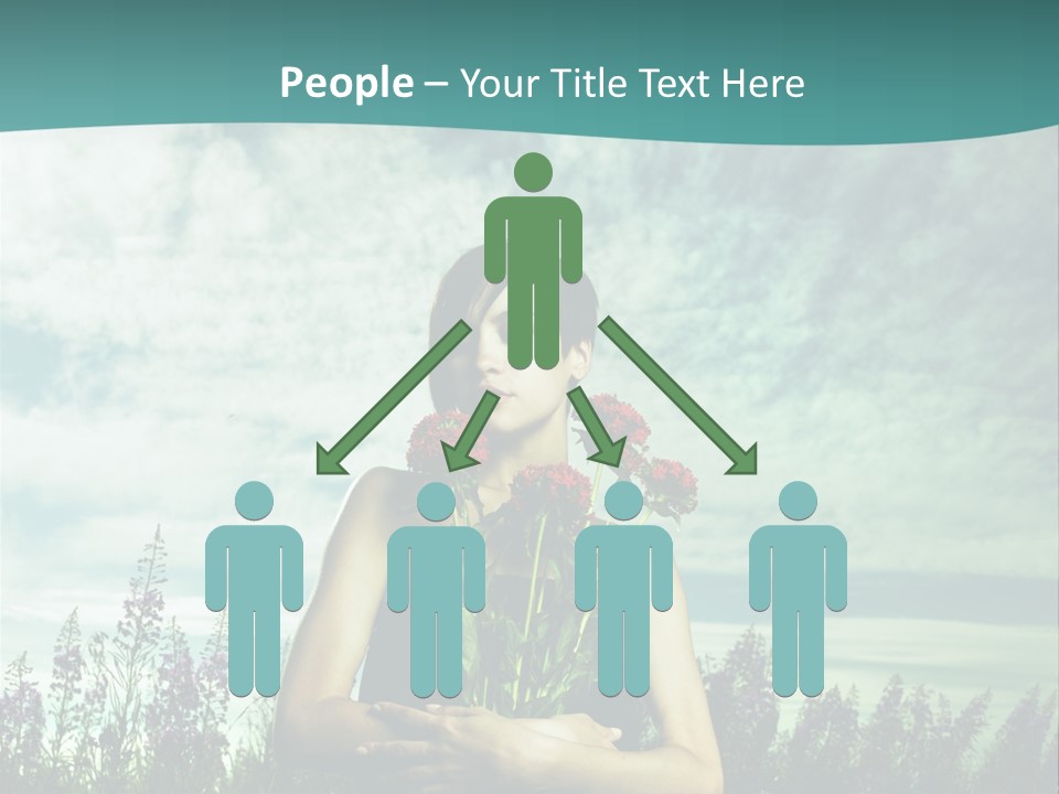 Healthy Floral Summer PowerPoint Template