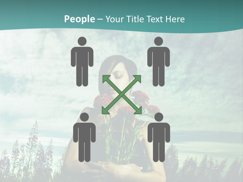 Healthy Floral Summer PowerPoint Template