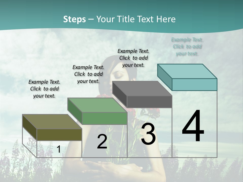 Healthy Floral Summer PowerPoint Template