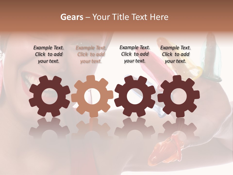 Shiny Latex Life PowerPoint Template