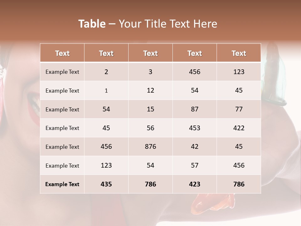 Shiny Latex Life PowerPoint Template