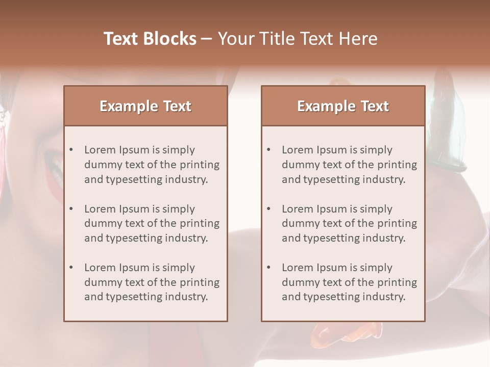 Shiny Latex Life PowerPoint Template