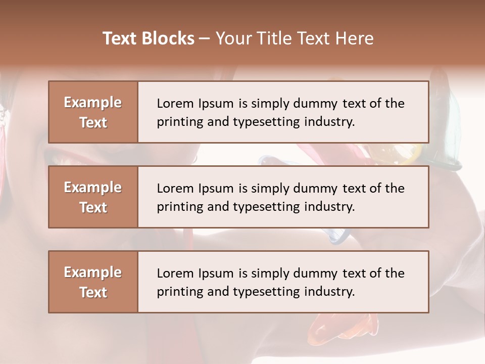 Shiny Latex Life PowerPoint Template