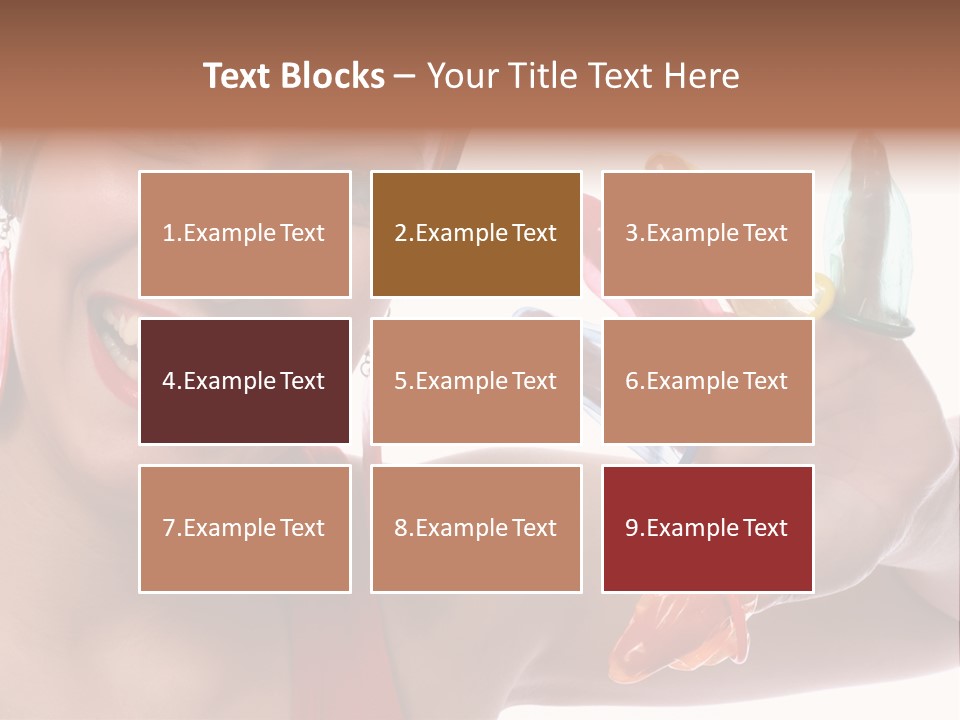 Shiny Latex Life PowerPoint Template