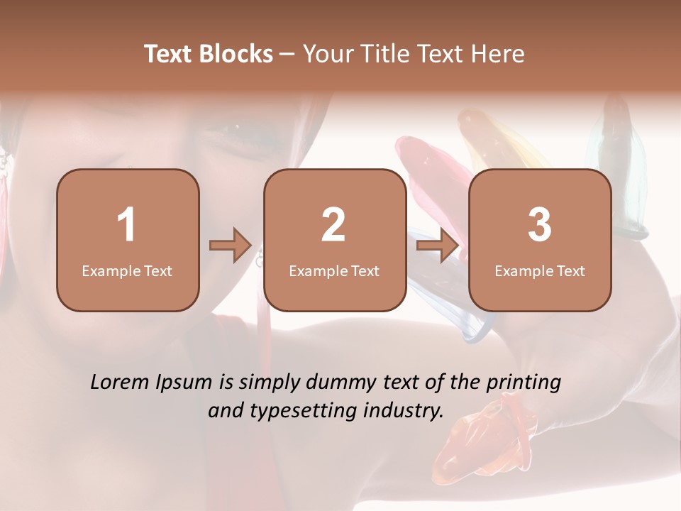 Shiny Latex Life PowerPoint Template