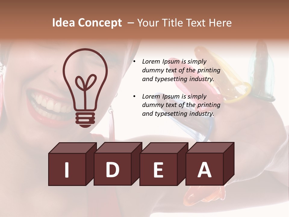 Shiny Latex Life PowerPoint Template