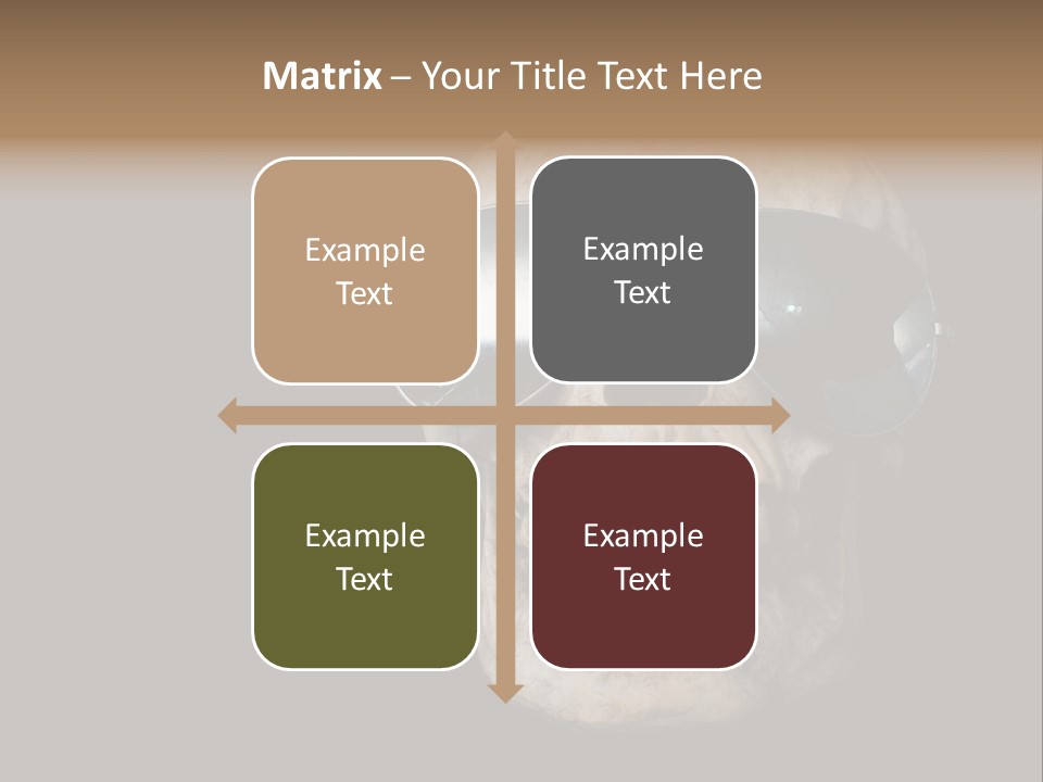 Bone Scary Face PowerPoint Template