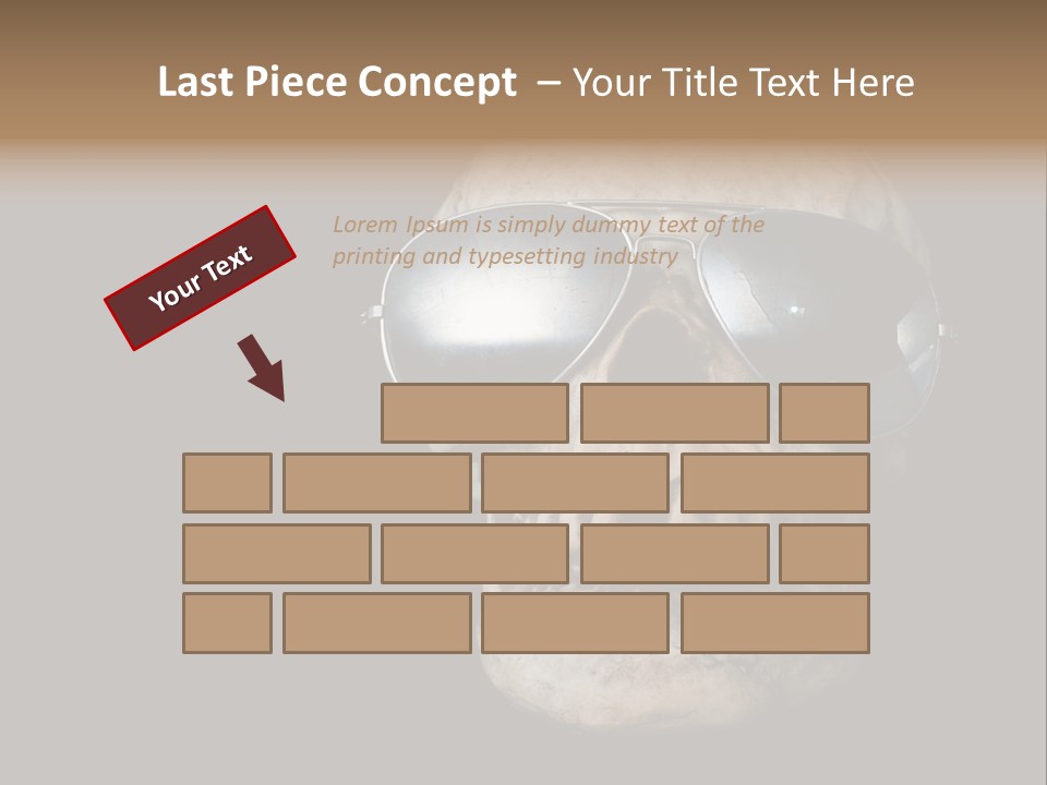 Bone Scary Face PowerPoint Template