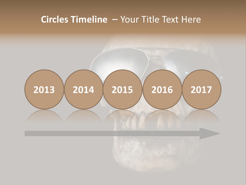 Bone Scary Face PowerPoint Template