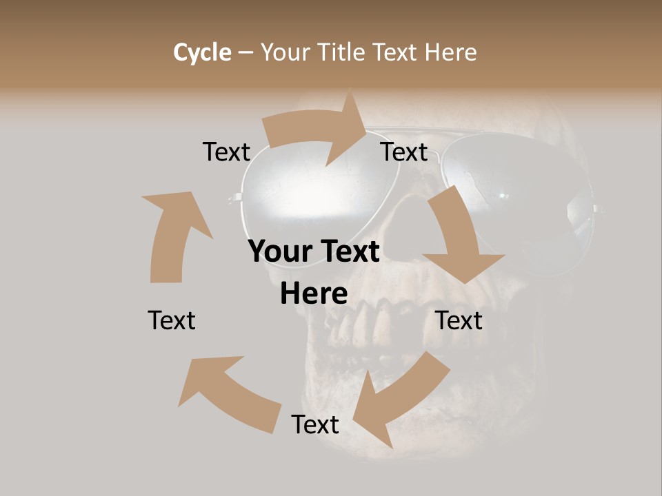 Bone Scary Face PowerPoint Template
