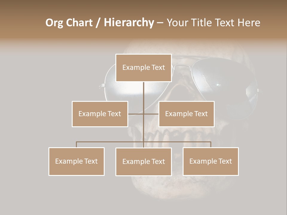 Bone Scary Face PowerPoint Template