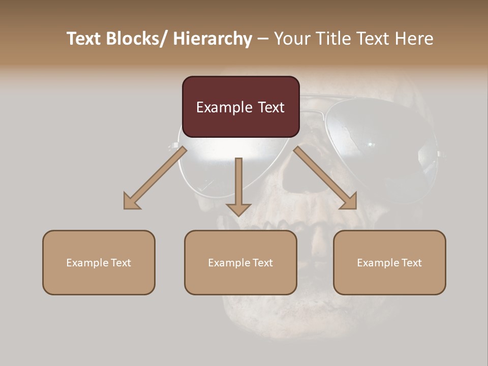 Bone Scary Face PowerPoint Template