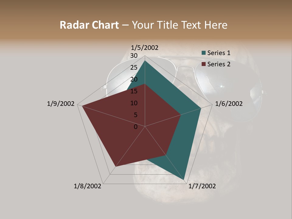 Bone Scary Face PowerPoint Template