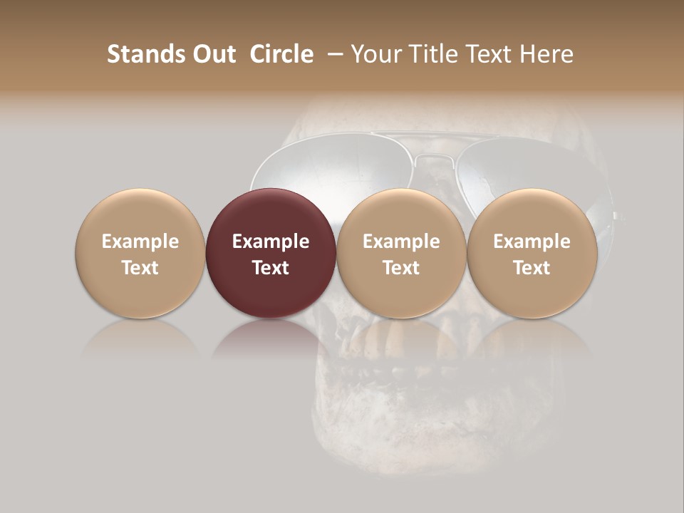 Bone Scary Face PowerPoint Template