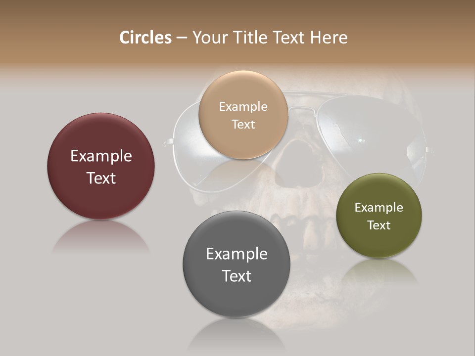 Bone Scary Face PowerPoint Template