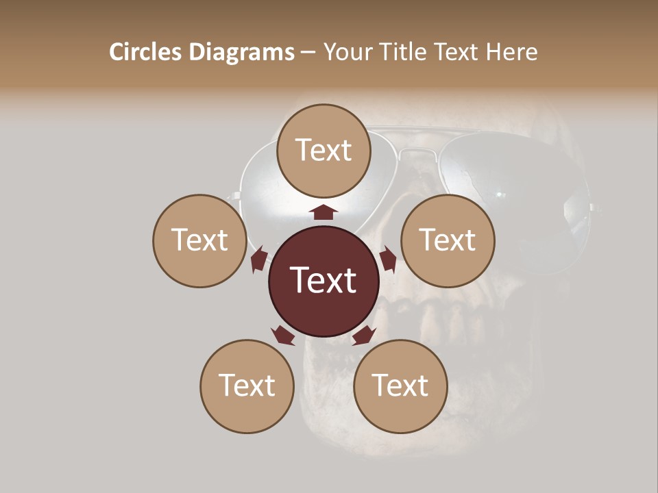 Bone Scary Face PowerPoint Template