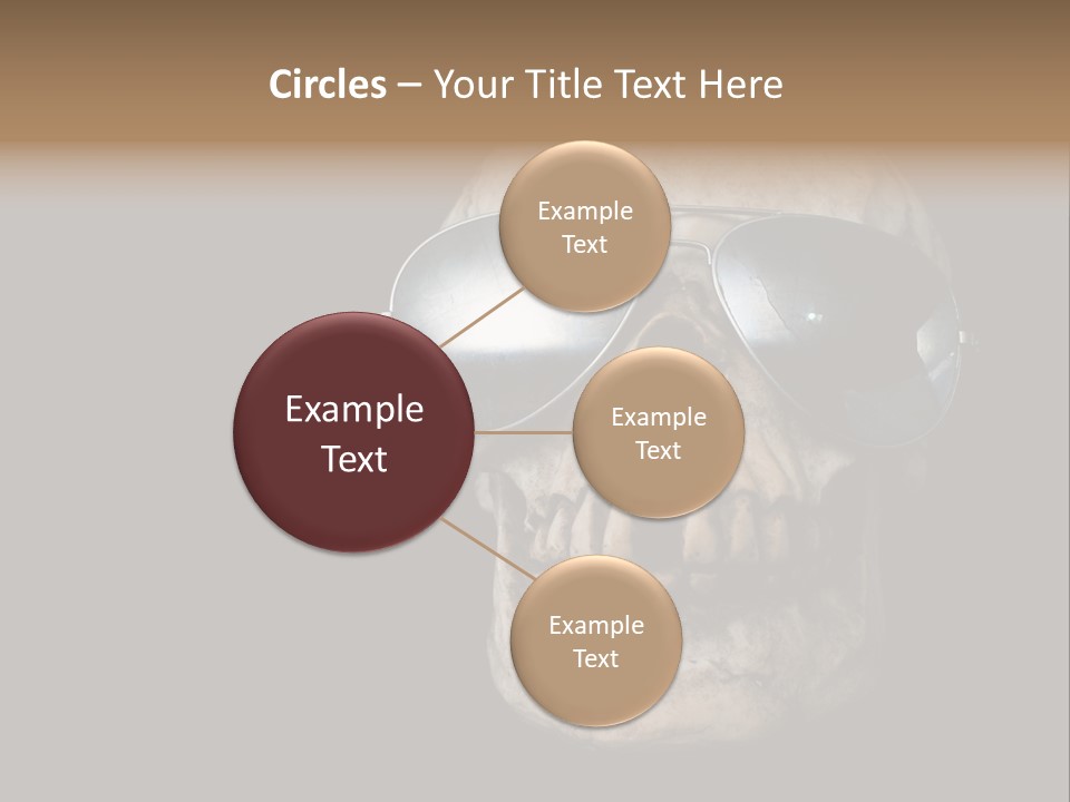Bone Scary Face PowerPoint Template