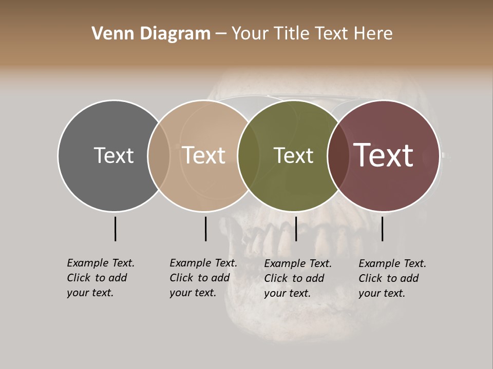 Bone Scary Face PowerPoint Template