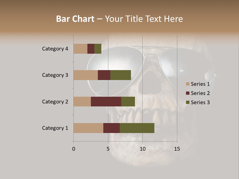 Bone Scary Face PowerPoint Template