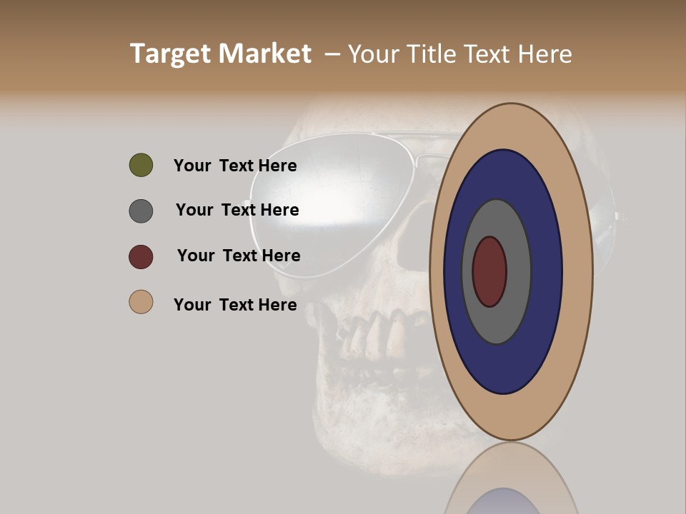 Bone Scary Face PowerPoint Template