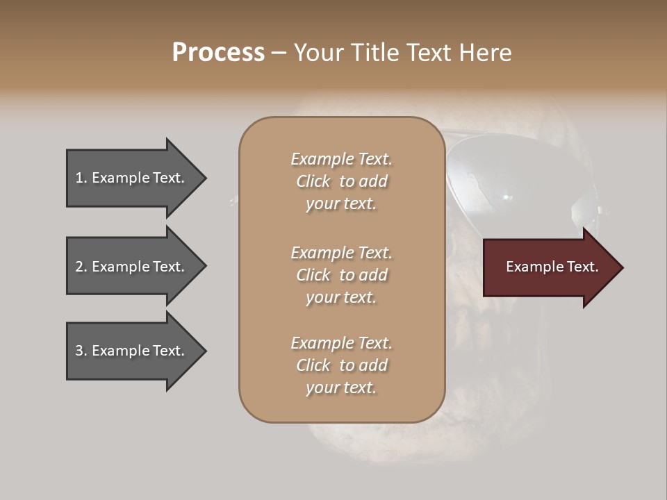 Bone Scary Face PowerPoint Template