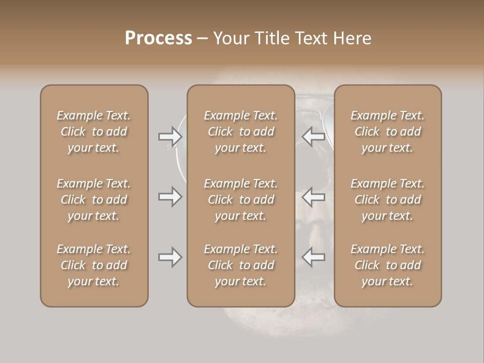 Bone Scary Face PowerPoint Template