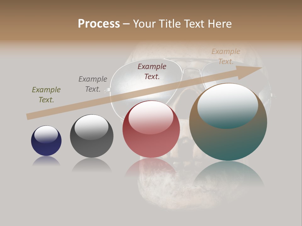 Bone Scary Face PowerPoint Template