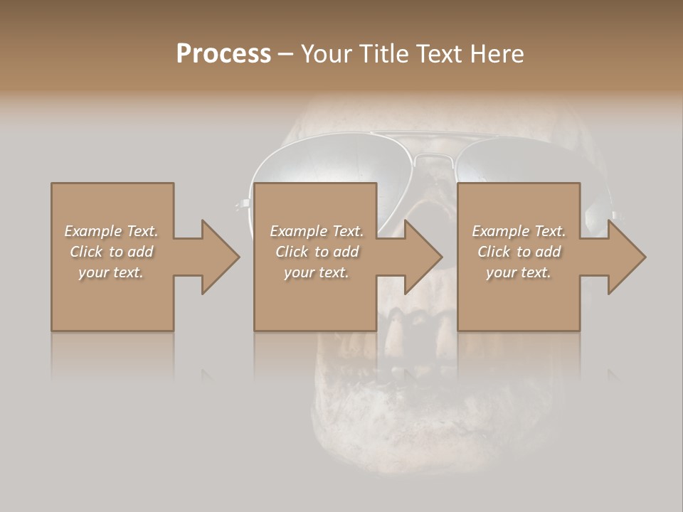 Bone Scary Face PowerPoint Template