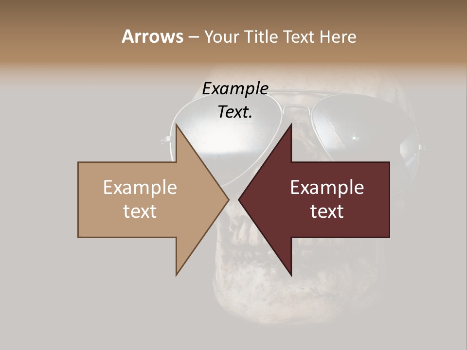 Bone Scary Face PowerPoint Template