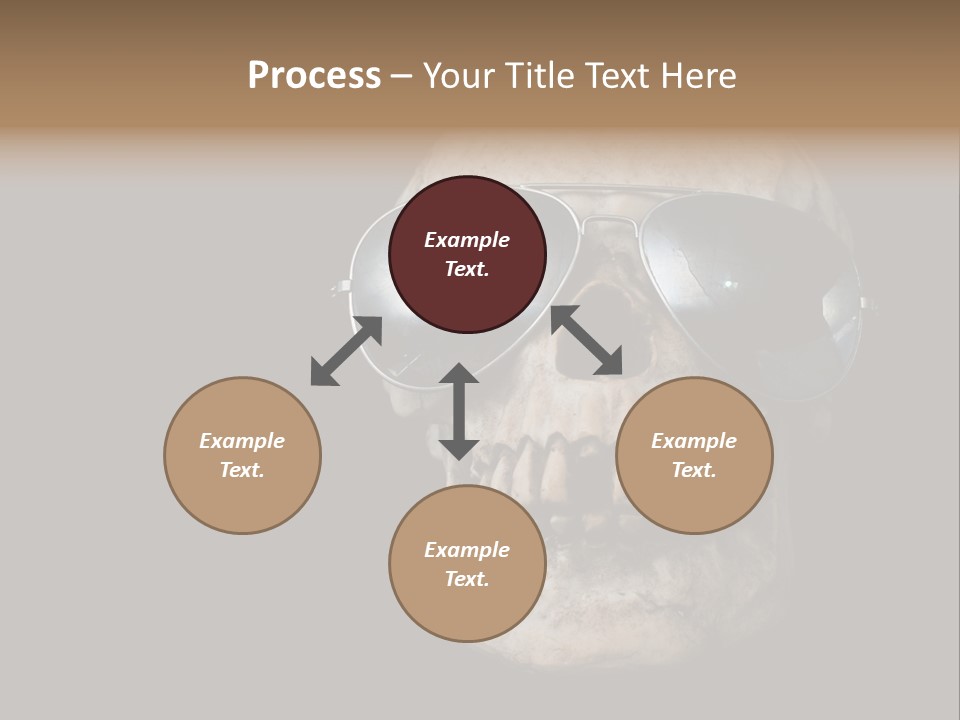 Bone Scary Face PowerPoint Template