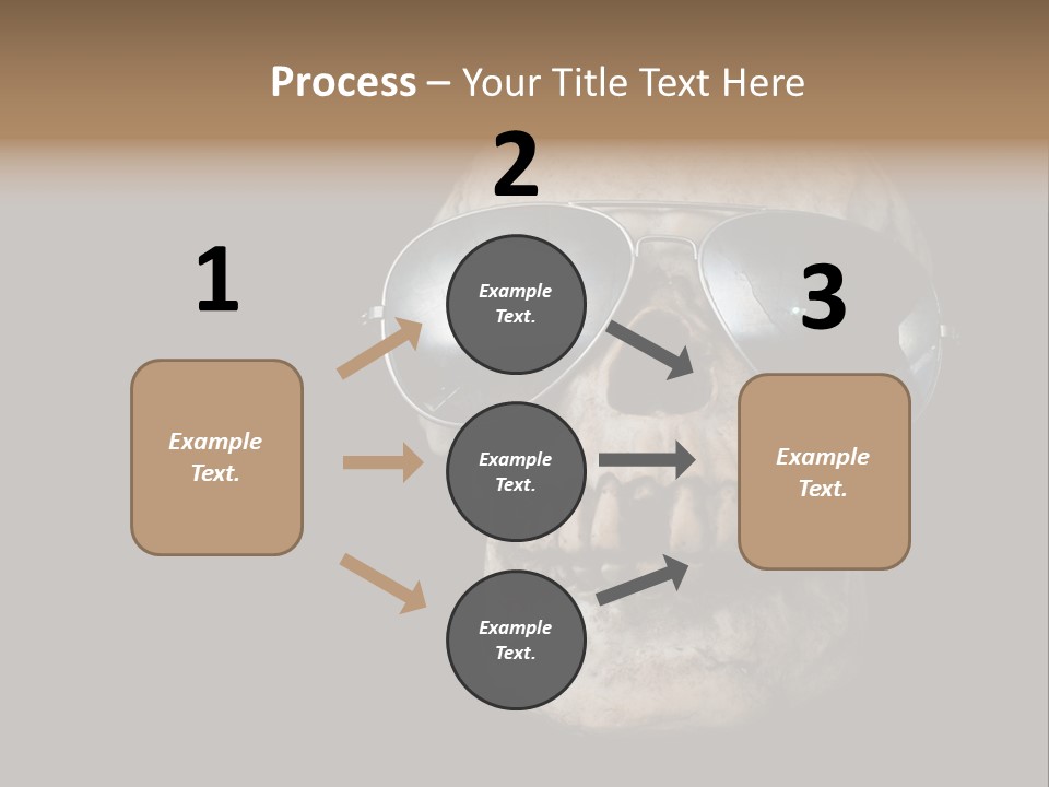 Bone Scary Face PowerPoint Template