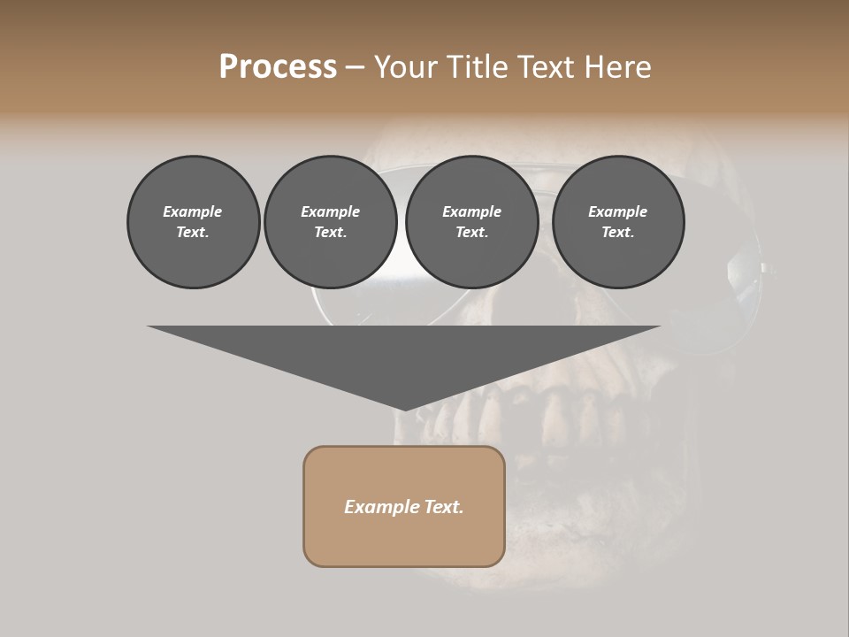 Bone Scary Face PowerPoint Template