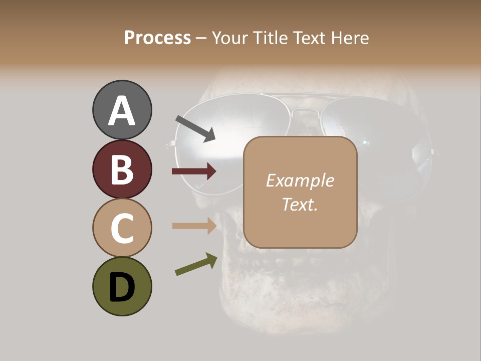 Bone Scary Face PowerPoint Template