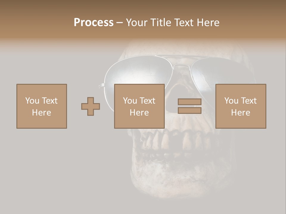 Bone Scary Face PowerPoint Template