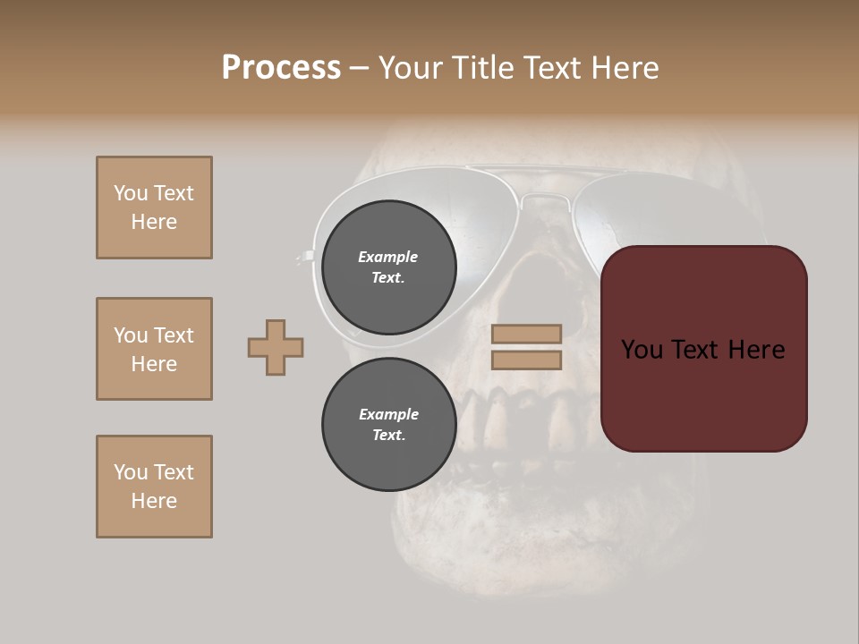 Bone Scary Face PowerPoint Template