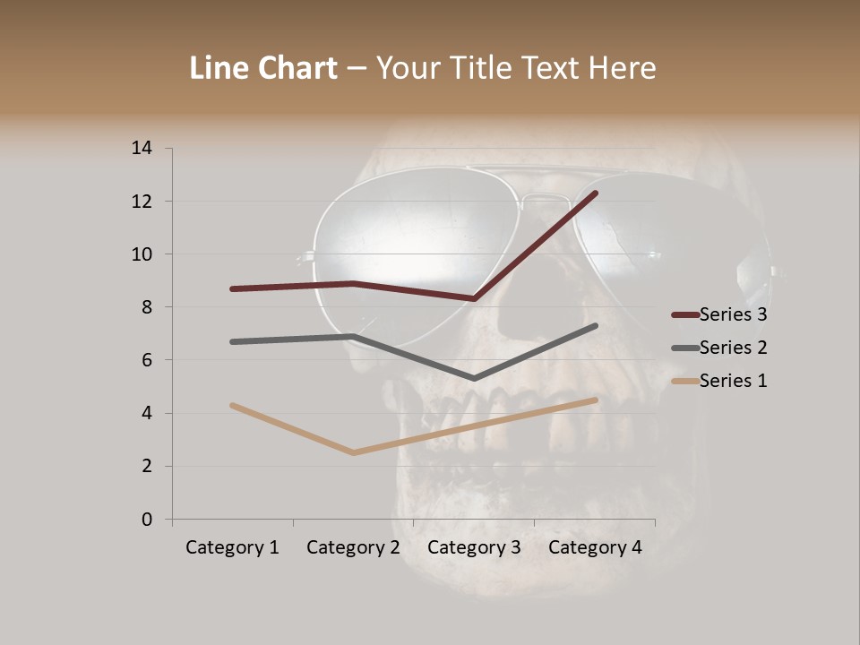 Bone Scary Face PowerPoint Template