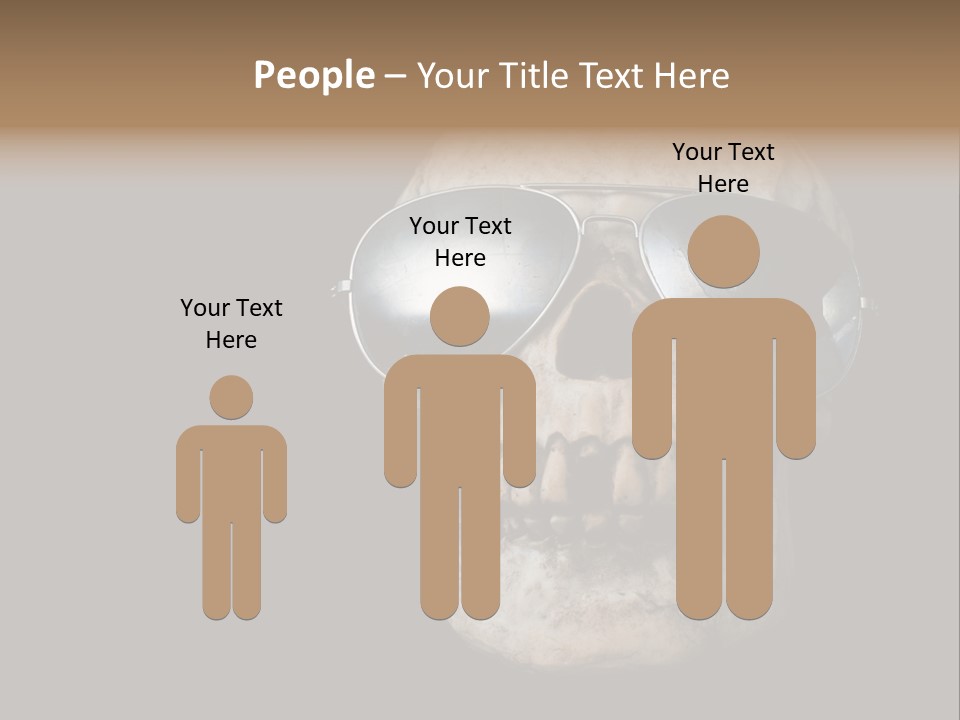 Bone Scary Face PowerPoint Template