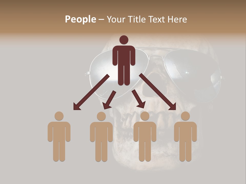 Bone Scary Face PowerPoint Template