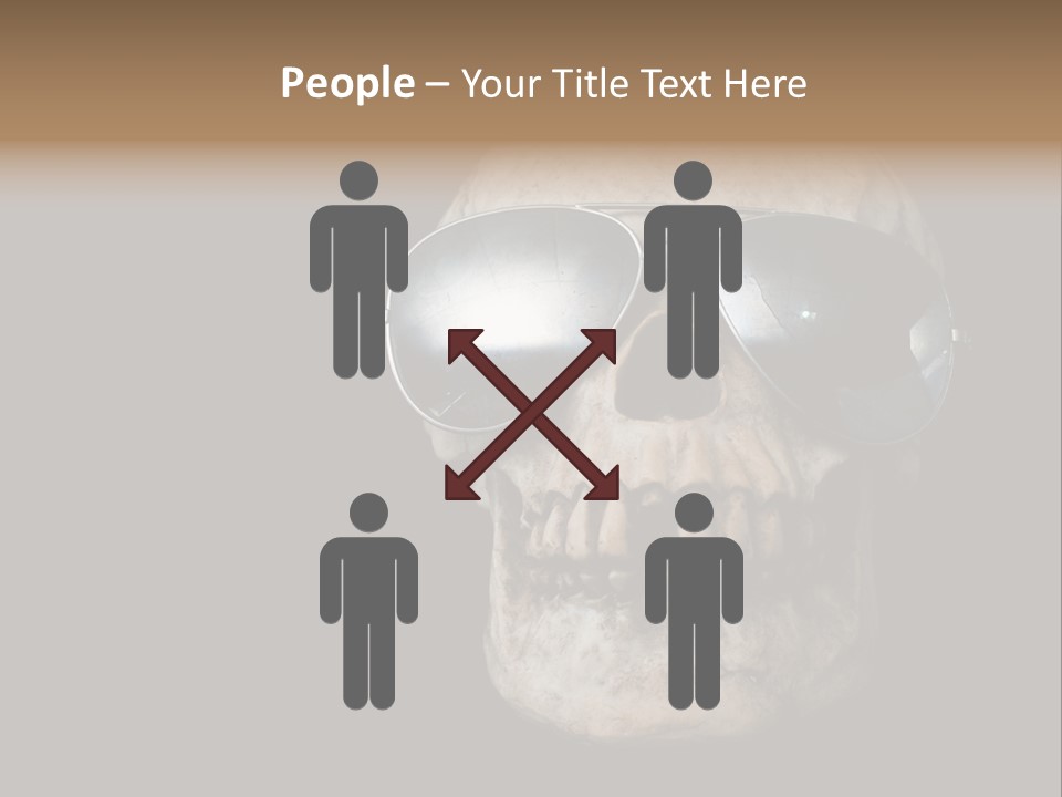 Bone Scary Face PowerPoint Template