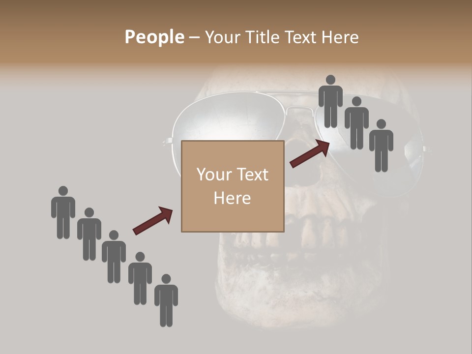 Bone Scary Face PowerPoint Template