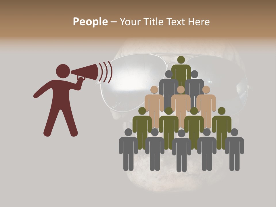 Bone Scary Face PowerPoint Template