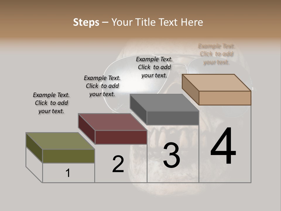 Bone Scary Face PowerPoint Template