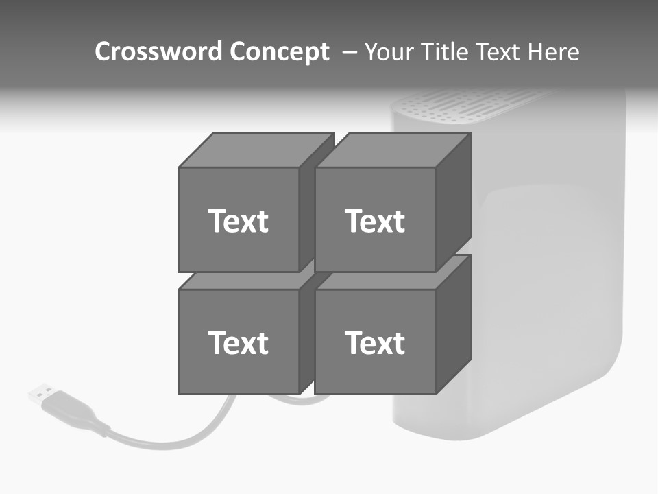 Megabytes Save Data PowerPoint Template