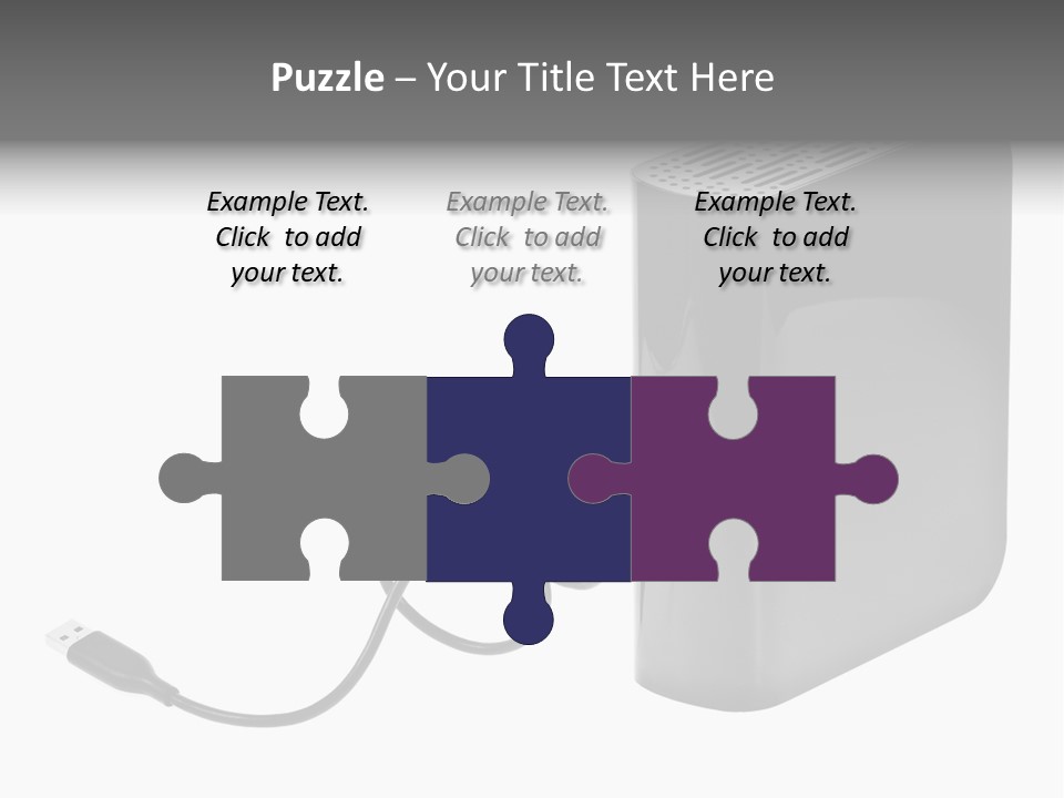 Megabytes Save Data PowerPoint Template