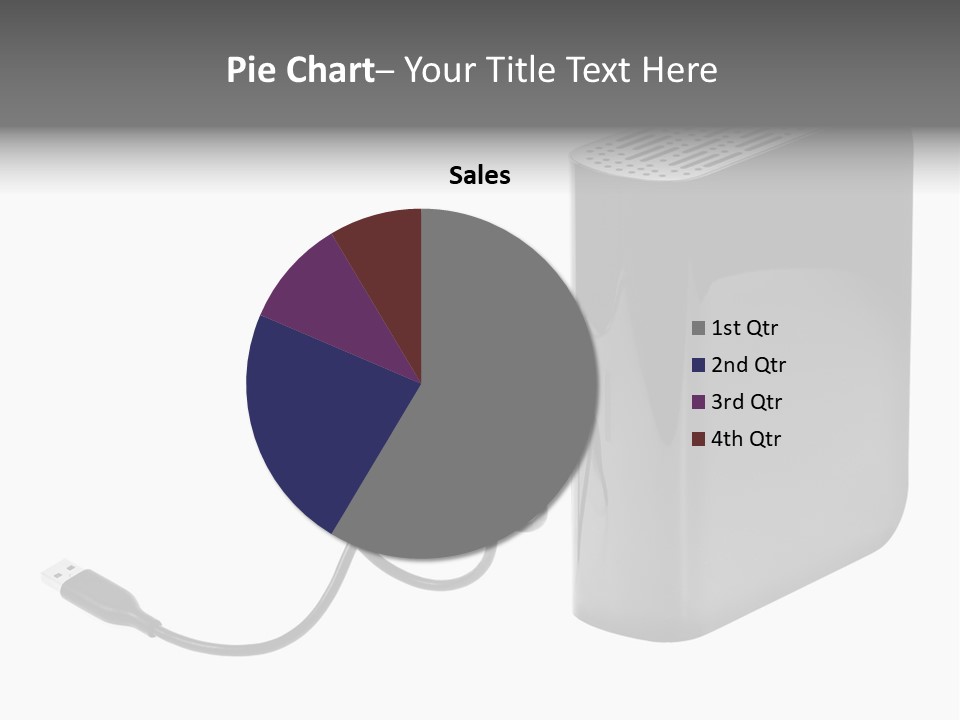 Megabytes Save Data PowerPoint Template